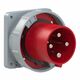 Stecher trifazic PCE, IP67, aplicat, 3P+E, 125A , 644-6
