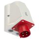 Stecher trifazic PCE, IP44, aplicat, 3P+E, 16A , 9514-6