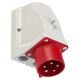 Stecher trifazic PCE, IP44, aplicat, 3P+N+E, 32A , 9525-6