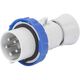Stecher monofazic Gewiss, IP66/IP68, mobil, 3P+E, 16A , GW60027H