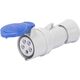 Priza monofazica Gewiss, IP44/54, mobila, 3P+N+E, 32A , GW62017FH