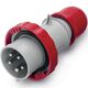 Stecher trifazic Scame, IP66/IP68, mobil, 3P+N+E, 32A , 218.3237