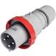 Stecher trifazic Scame, IP66/IP68, mobil, 3P+E, 63A , 218.6336