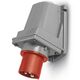 Stecher trifazic Scame, IP44/IP54, aplicat, 3P+E, 16A , 240.1696