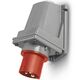 Stecher trifazic Scame, IP44/IP54, aplicat, 3P+N+E, 32A , 240.3297