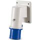Stecher monofazic Scame, IP44/IP54, aplicat, 2P+E, 16A, 242.1693