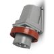 Stecher trifazic Scame, cu inversarea fazelor, IP66/68, aplicat, 3P+N+E, 32A , 245.3297RV