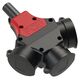 Multipriza monofazica PCE, industrial/schuko cu capac, IP44/54, mobila, 2P+E, 16A , 25311-sc