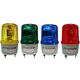 Sirena electromagnetica, tip girofar cu lumina galbena, 75dB, 110VAC, Freder