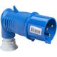 Stecher monofazic Schneider, IP44, mobil, 2P+E, 32A , 81716