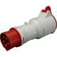 Adaptor fisa trifazica-priza trifazica SEZ, IP44, mobil, 3P+N+E / 3P+E, 16A , A 1653/43 soldari