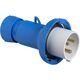 Stecher monofazic Schneider, IP66/67, mobil, 2P+E, 32A , PKE32M723