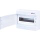 Tablou electric PVC, 12 module, aplicat, ETI, IP40, cu usa mata, 001101006