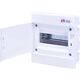 Tablou electric PVC, 8 module, incastrat, ETI, IP40, cu usa mata, 001101014