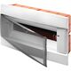 Tablou electric PVC, 4 module, incastrat, alb laptos, Gewiss, IP40, GW40237TB