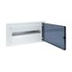 Tablou electric PVC, 22 module, incastrat, Hager, IP40, cu usa transparenta, VF122TD