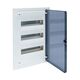 Tablou electric PVC, 36 module, 3X12, incastrat, Hager, IP40, cu usa transparenta, VF312TD