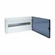 Tablou electric PVC, 22 module, aplicat, Hager, IP40, cu usa transparenta, VS122TD