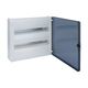 Tablou electric PVC, 36 module, aplicat, Hager, IP40, cu usa transparenta, VS218TD