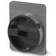 Placa ON-OFF Scame, cu maneta, galben-rosu, de actionare separator, 70R6, 590.YM70R6