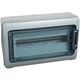 Tablou electric PVC, 12 module, aplicat, cu usa transparenta, Legrand, IP65, 601835