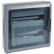Tablou electric PVC, 24 module, aplicat, cu usa transparenta, Legrand, IP65, 601836