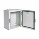 Dulap electric metalic, cu usa mata, 350x300x200mm, Hager, IP65, FL105A