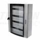 Dulap electric metalic, cu plastroane, sticla securizata, 96 module, 750x600x200mm, Tracon, IP54, TGE607520