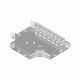 Derivatie ''T'' pentru jgheab metalic din tabla perforata, Baks, 100x60x1mm