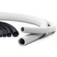 Tub flexibil PVC Kopos, fara fir de tragere, 25mm, gri inchis