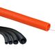 Tub flexibil PE Kopos, cu fir de tragere, 40mm, orange