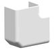 Unghi plan pentru canal cablu PVC Kopos, 15x10mm, alb