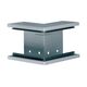 Unghi exterior pentru canal cablu OL purtator de aparataj Hager, 80x80mm, gri