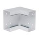 Unghi interior pentru canal cablu OL purtator de aparataj Hager, 146x146mm, gri