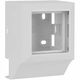 Purtator de aparataj QUADRO pentru canal cablu PVC Kopos, 20x10mm, alb