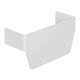 Derivatie plana pentru canal cablu PVC purtator de aparataj Legrand, 130x50mm, alba
