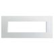 Rama decorativa 7M pentru canal cablu aluminiu TEM, 210x92mm, argintie