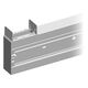 Piesa de fixare ''L'' tip usor pentru canal cablu aluminiu TEM, 400x165x65mm, argintie