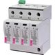 Descarcator la supratensiune ETI, 4+0, debrosabil cu semnalizare, 4P, tip B+C, 275VAC, TN-S+IT, 002440326