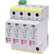 Descarcator la supratensiune ETI, 4+0, debrosabil cu semnalizare, 4P, tip C, 275VAC, 002440396