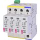 Descarcator la supratensiune ETI, 3+1, debrosabil cu semnalizare, 4P, tip C, 275VAC, 002440404