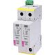 Descarcator la supratensiune ETI, 2+0, debrosabil cu semnalizare, 2P, tip C, 440VAC, 002440410