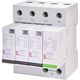 Descarcator la supratensiune ETI, 3+1, debrosabil cu semnalizare, 4P, tip B+C, 280VAC, TT, 002442918