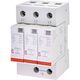 Descarcator la supratensiune ETI, 3+0, debrosabil cu semnalizare, 3P, tip C, 255VAC, TNC, 002442961
