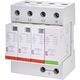 Descarcator la supratensiune ETI, 3+1, debrosabil cu semnalizare, 4P, tip C, 255VAC, TT, 002442963