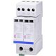Descarcator la supratensiune ETI, 4+0, debrosabil cu semnalizare, 4P, tip C, 255VAC, TNC-S, 002442977
