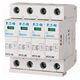 Descarcator la supratensiune Eaton, 4+0, debrosabil cu semnalizare, 4P, tip C, 580VAC, 167616