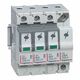 Descarcator la supratensiune Legrand, 3+1, debrosabil fara semnalizare, 3P+N, tip B+C, 320V, 412257