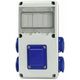 Tablou organizare santier monofazic 4 module IP44, 230VAC, 16A, Scame, 632.RO0006