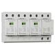 Descarcator la supratensiune Finder, 3+1, debrosabil cu semnalizare, 6P, tip B+C, 260VAC, 7P.04.8.260.1025